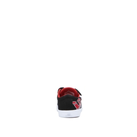 Supra Kids TODDLER STACKS II V Low Top Shoes Black/Risk Red/white | US-33329